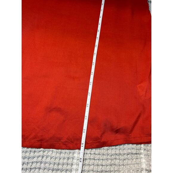 Farm Rio Spaghetti Strap Slip Dress Burnt Orange size XS Sundress love island - Picture 4 of 6